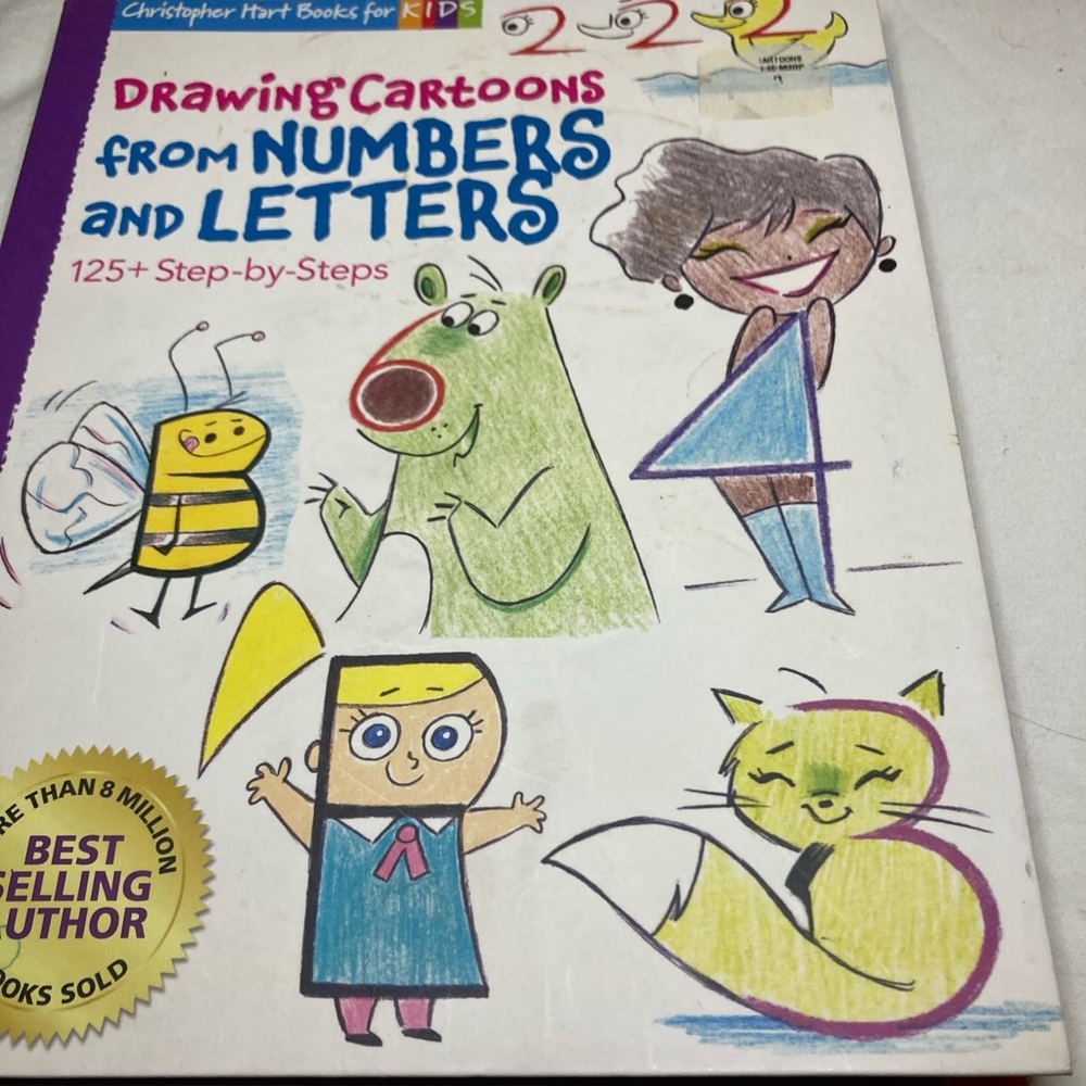 Drawing Cartoons from Numbers and Letters Book